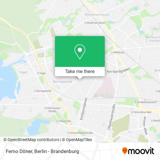 Femo Döner map