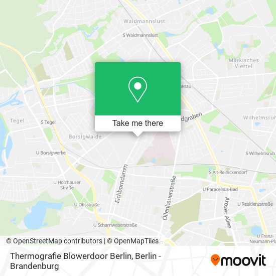 Thermografie Blowerdoor Berlin map