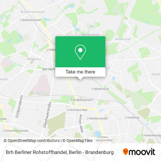 Brh Berliner Rohstoffhandel map