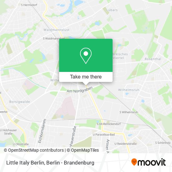 Карта Little Italy Berlin