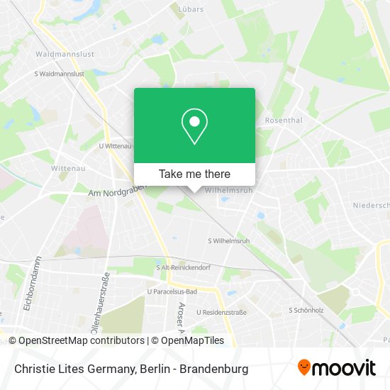 Карта Christie Lites Germany