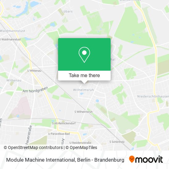 Module Machine International map