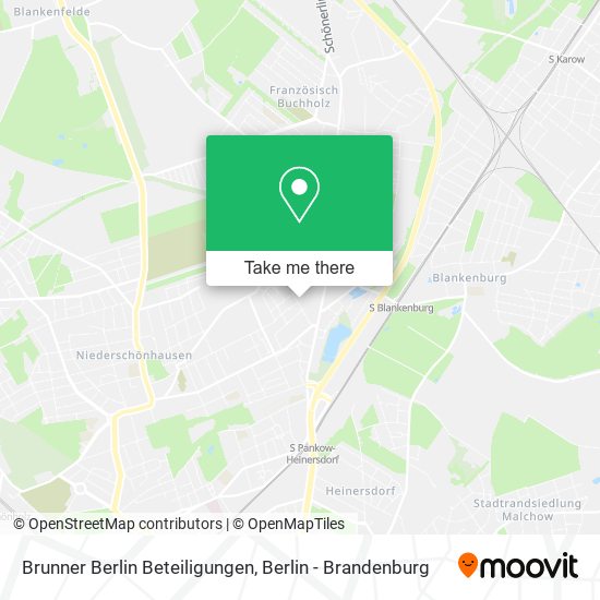 Карта Brunner Berlin Beteiligungen
