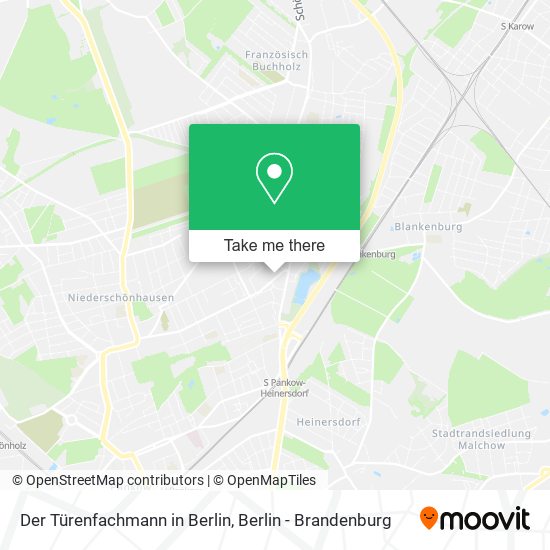 Der Türenfachmann in Berlin map