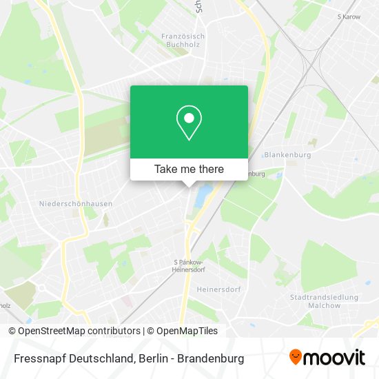 Карта Fressnapf Deutschland