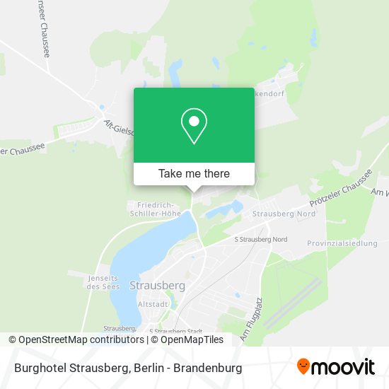 Burghotel Strausberg map
