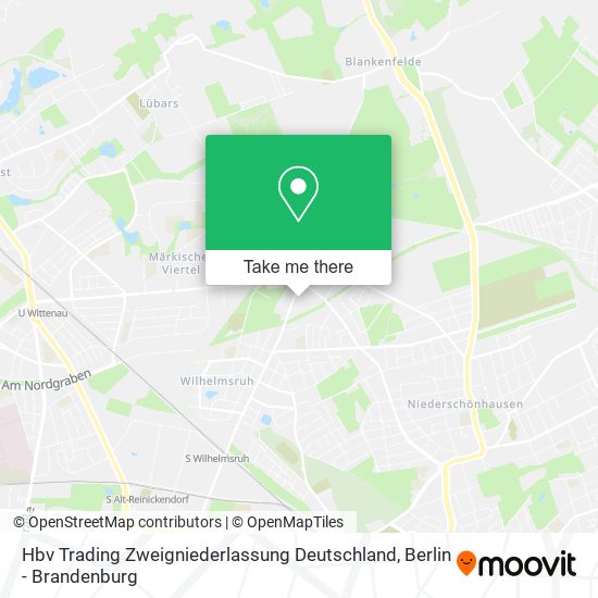 Hbv Trading Zweigniederlassung Deutschland map
