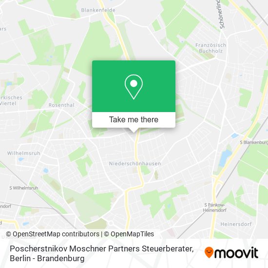 Карта Poscherstnikov Moschner Partners Steuerberater