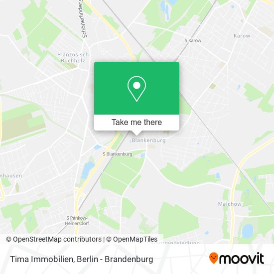 Tima Immobilien map