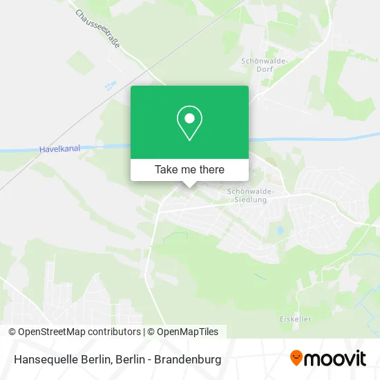 Карта Hansequelle Berlin