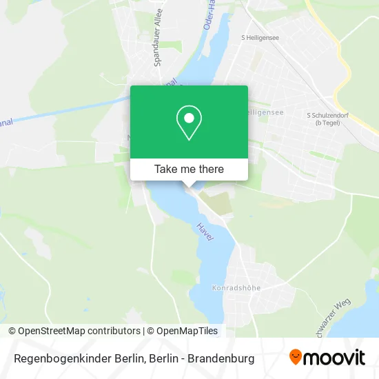 Карта Regenbogenkinder Berlin