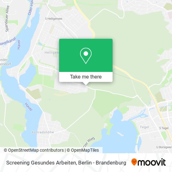 Screening Gesundes Arbeiten map