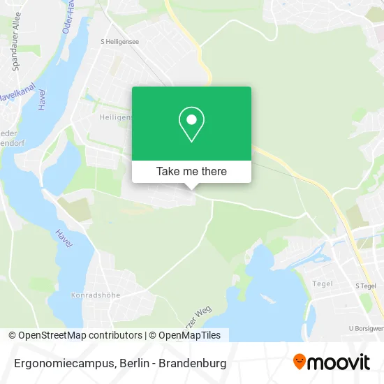 Карта Ergonomiecampus