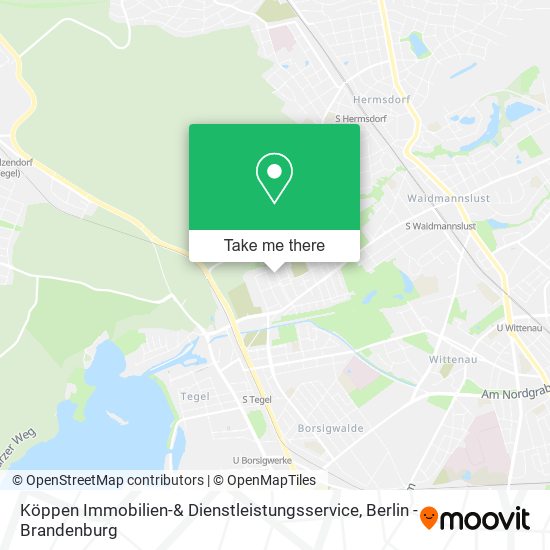Карта Köppen Immobilien-& Dienstleistungsservice