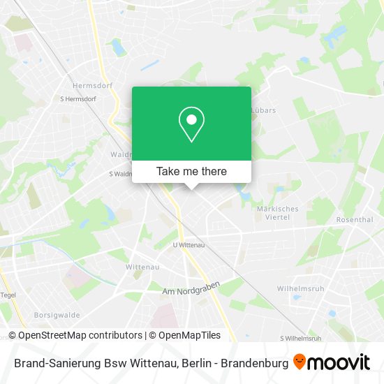 Brand-Sanierung Bsw Wittenau map