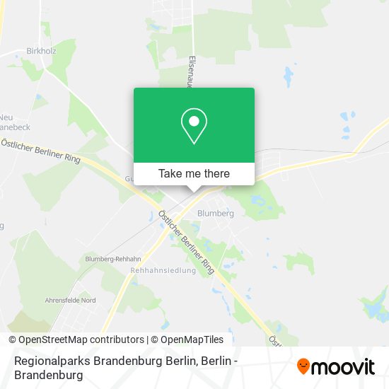 Regionalparks Brandenburg Berlin map