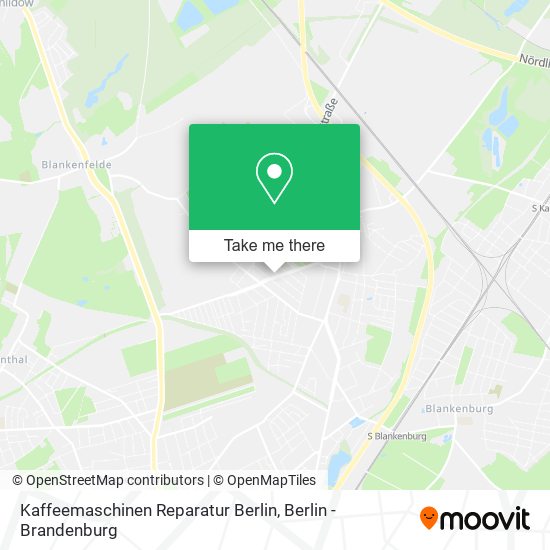 Карта Kaffeemaschinen Reparatur Berlin