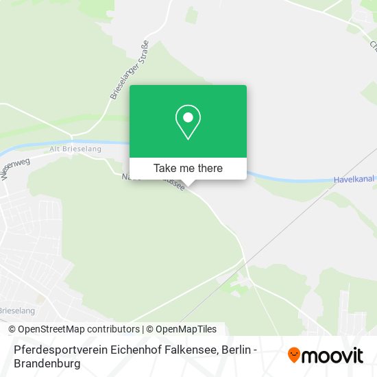 Карта Pferdesportverein Eichenhof Falkensee