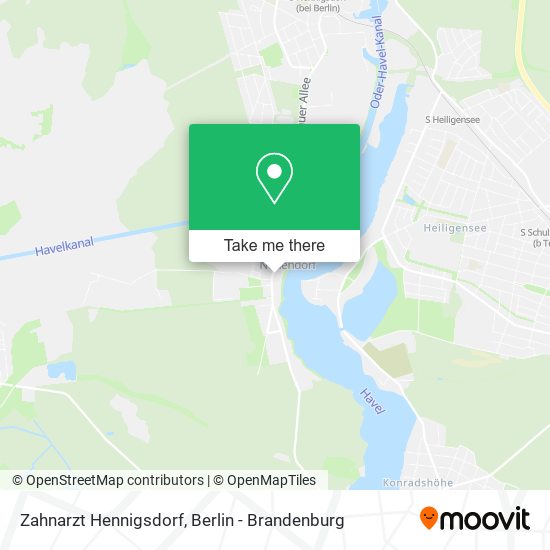 Zahnarzt Hennigsdorf map