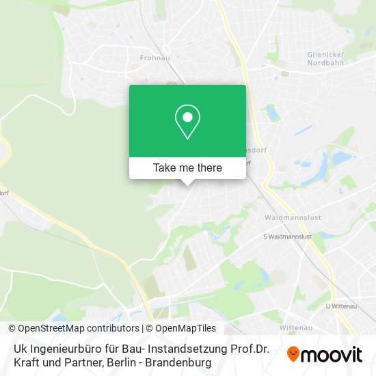 Uk Ingenieurbüro für Bau- Instandsetzung Prof.Dr. Kraft und Partner map