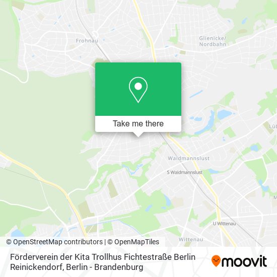 Förderverein der Kita Trollhus Fichtestraße Berlin Reinickendorf map