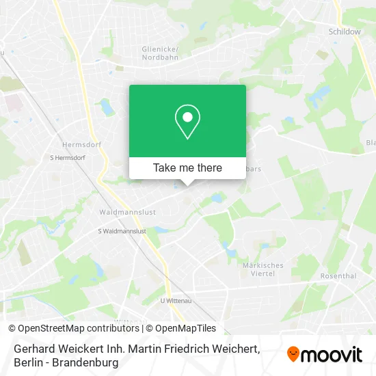 Карта Gerhard Weickert Inh. Martin Friedrich Weichert