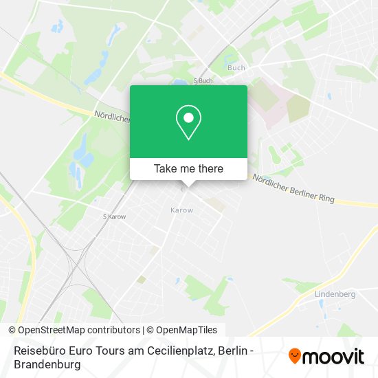 Reisebüro Euro Tours am Cecilienplatz map
