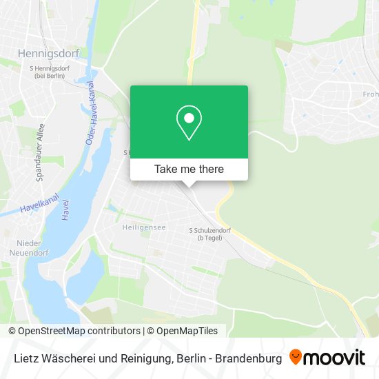 Lietz Wäscherei und Reinigung map