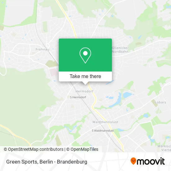 Карта Green Sports
