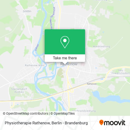 Карта Physiotherapie Rathenow