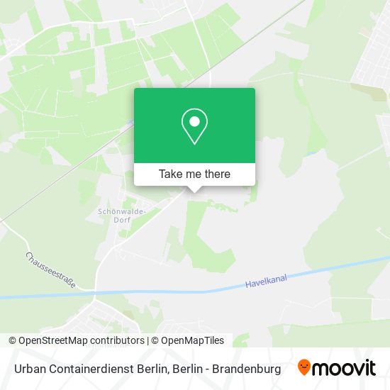 Urban Containerdienst Berlin map