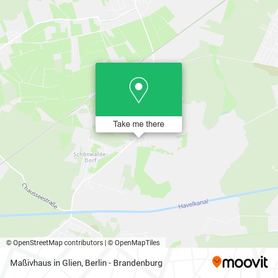 Maßivhaus in Glien map