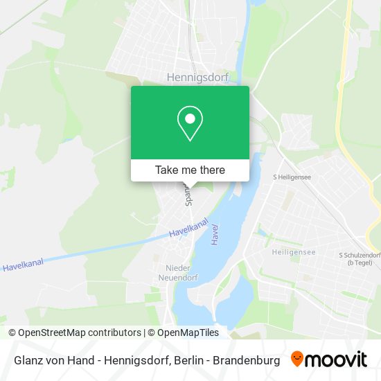 Карта Glanz von Hand - Hennigsdorf