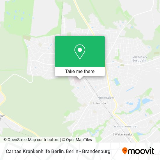 Caritas Krankenhilfe Berlin map