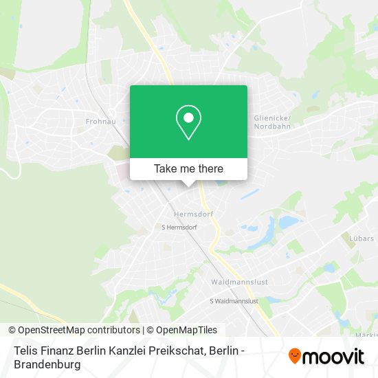 Telis Finanz Berlin Kanzlei Preikschat map