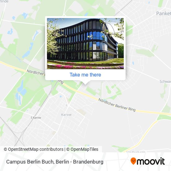 Карта Campus Berlin Buch
