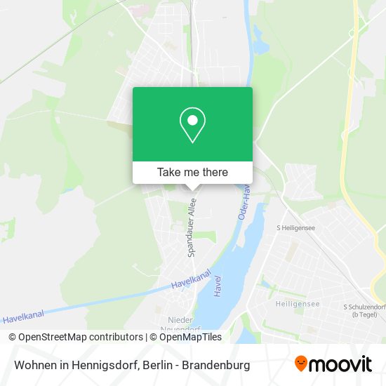 Wohnen in Hennigsdorf map