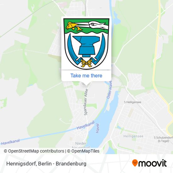 Hennigsdorf map