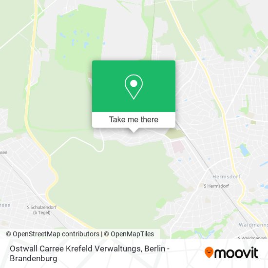 Ostwall Carree Krefeld Verwaltungs map