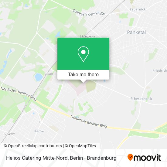 Helios Catering Mitte-Nord map