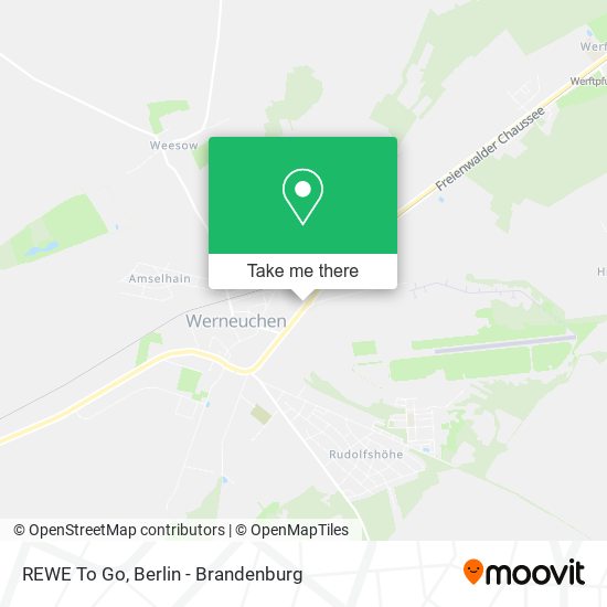 REWE To Go map