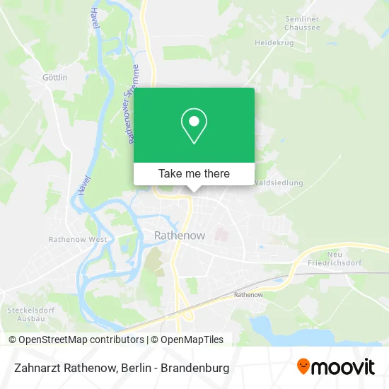 Карта Zahnarzt Rathenow