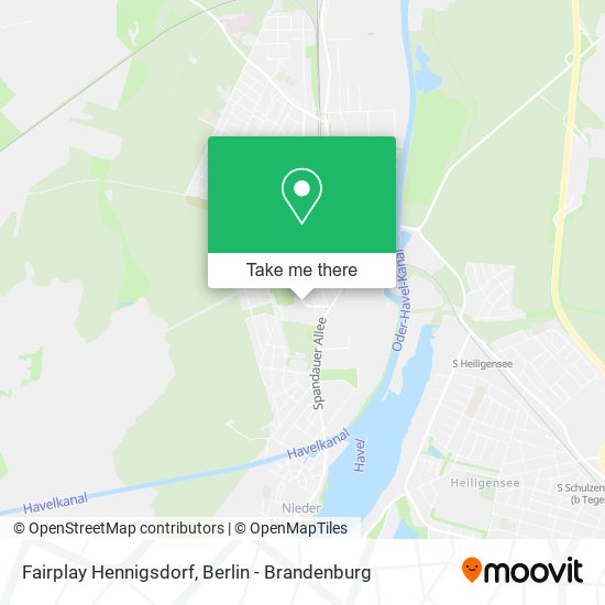 Fairplay Hennigsdorf map