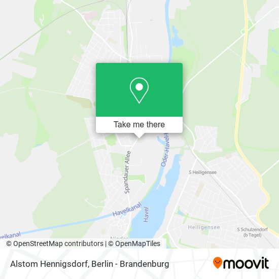 Alstom Hennigsdorf map