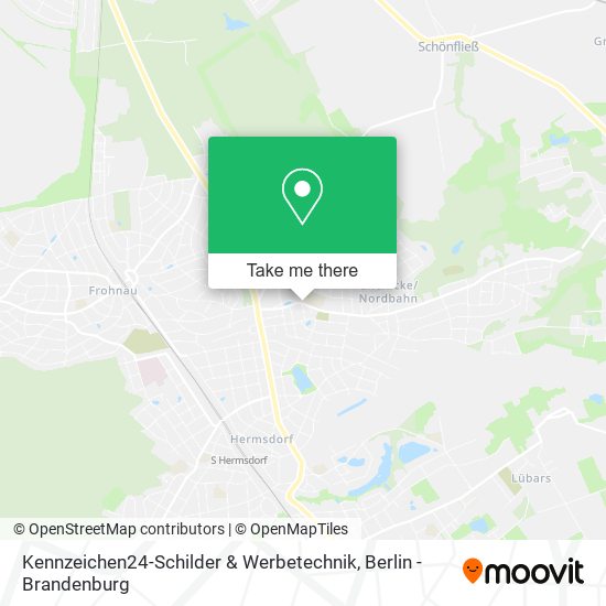 Карта Kennzeichen24-Schilder & Werbetechnik