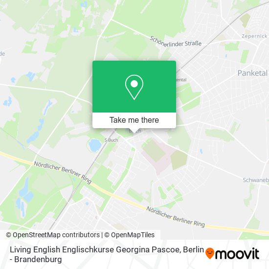 Living English Englischkurse Georgina Pascoe map