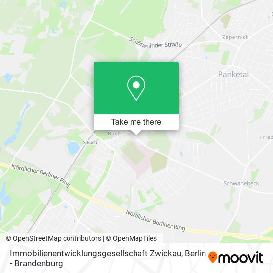 Карта Immobilienentwicklungsgesellschaft Zwickau