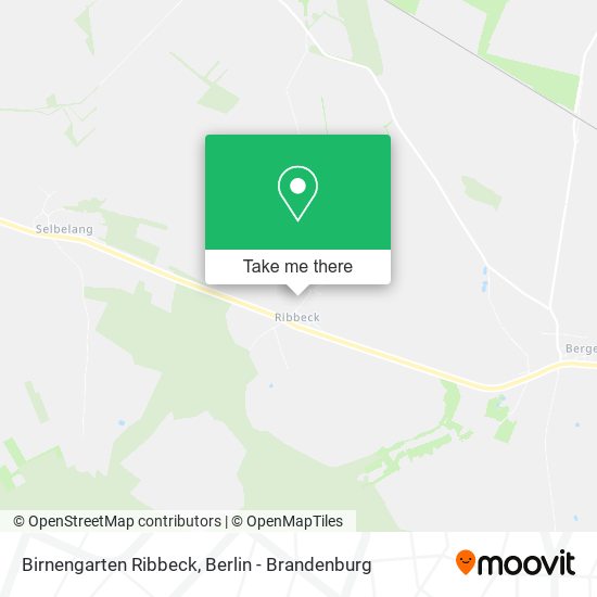 Birnengarten Ribbeck map