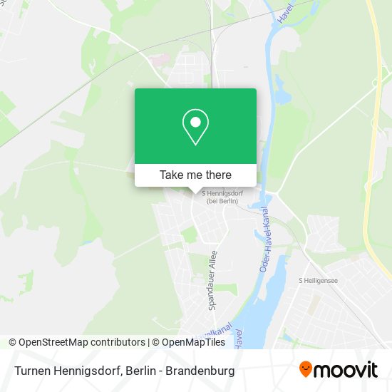 Turnen Hennigsdorf map