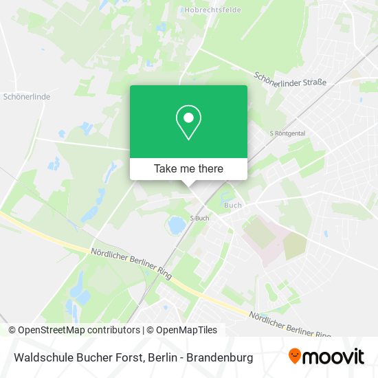 Waldschule Bucher Forst map